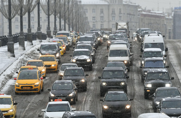 Москву парализовали 10‑балльные пробки 