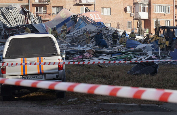 Во Владикавказе завершили разбор завалов на месте взрыва супермаркета 